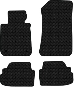 Комплект ковриков EVAtech BM44382PB4BW2KBB черный