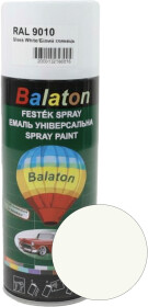 Аерозольна фарба Balaton Універсальна біла RAL 9010 глянсова 400 мл