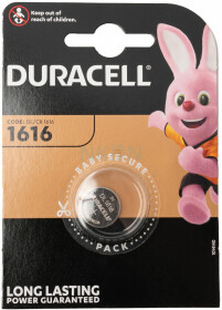 Батарейка Duracell CR1616 CR1616 3 V 1 шт