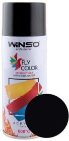 Аерозольна фарба Winso Fly Color чорна RAL 9005 450 мл