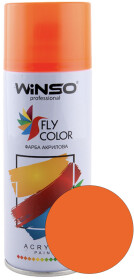Аэрозольная краска Winso Fly Color оранжевый 450 мл
