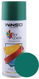 Аэрозольная краска Winso Fly Color зеленый RAL 6026 450 мл