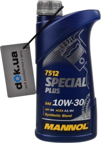 Моторна олива Mannol Special Plus 10W-30 напівсинтетична