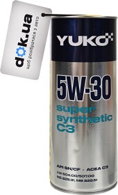 Моторна олива Yuko Super Synthetic C3 5W-30 синтетична