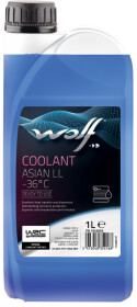Готовый антифриз Wolf Coolant Asian LL синий -36 °C