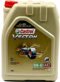 Моторна олива Castrol Vecton E4/E7 10W-40 синтетична