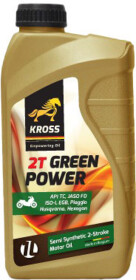 Моторное масло 2T KROSS Green Power полусинтетическое