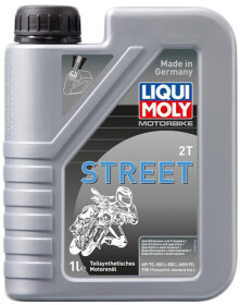 Моторное масло 2T Liqui Moly Motorbike Street полусинтетическое