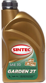 Моторное масло 2T Sintec Garden SAE30 полусинтетическое