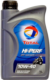Моторное масло 4T Total Hi-Perf Sport 10W-40 полусинтетическое