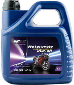 Моторное масло 4T VatOil Motorcycle FS 10W-40 синтетическое