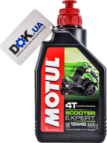 Моторное масло 4T Motul Scooter Expert MA 10W-40 полусинтетическое