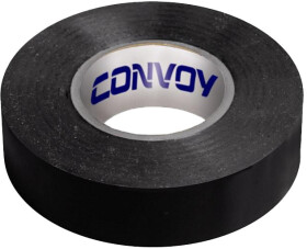 Ізоляційна стрічка Convoy pvctapecv19 чорна ПВХ 19 мм х 20 м