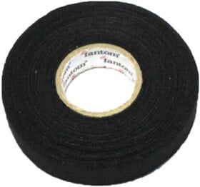 Ізоляційна стрічка Fantom RAGTAPE25 чорна тканина 25 мм x 25 м