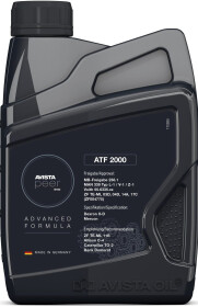 Трансмиссионное масло AVISTA Peer EVO ATF 2000 синтетическое