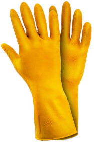 Перчатки бытовые Sigma латексные желтые
