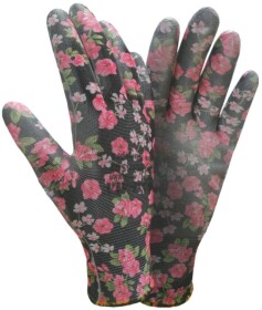 Рукавички робочі Sigma трикотажні з поліуретановим покриттям чорні