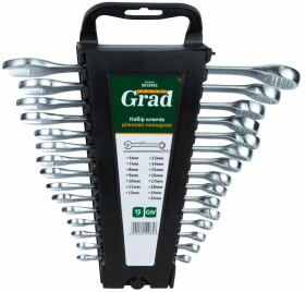 Набор ключей рожково-накидных Grad 6010965 6-22 мм 15 шт