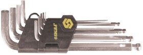 Набір ключів шестигранних Sigma 4022541 1/16"-3/8" з кулеподібним наконечником 9 шт