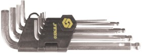 Набір ключів шестигранних Sigma 4022551 1/16"-3/8" з кулеподібним наконечником 9 шт