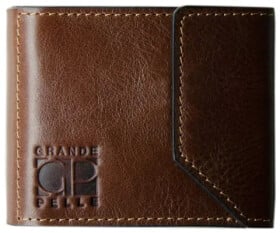 Зажим для купюр Grande Pelle 11148 без логотипа авто цвет терракотовый