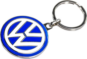 Брелок VAG с логотипом синий + белый 000087010C