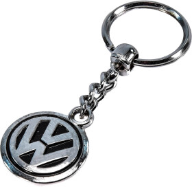 Брелок AutoTechteile с логотипом Volkswagen серый VW3