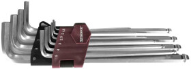Набор ключей шестигранных THORVIK HKLB10S 1,5-10 мм с шарообразным наконечником 10 шт