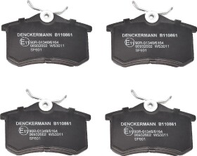 Тормозные колодки Denckermann B110861