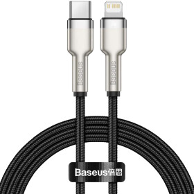 Кабель Baseus Cafule Metal CATLJK-A01 Apple Lightning - USB type-C 1 м