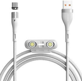 Кабель 3 в 1 Baseus USB - Apple Lightning - type-C - Micro USB Zinc Magnetic CA1T3-B02 1 м