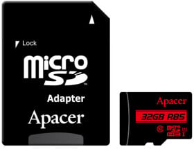 Карта памяти Apacer R85 microSDHC 32 ГБ с SD-адаптером