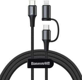 Кабель 2 в 1 Baseus Yiven CATLYW-01 Apple Lighting - USB type-C - USB type-C 1 м