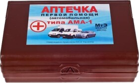 Аптечка автомобильная Vitol АМА-1 в жестком чехле 29488