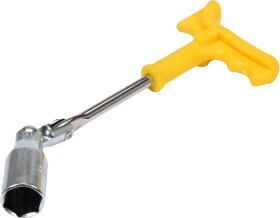 Ключ свічковий Vorel  T-подібний 21 мм з шарніром