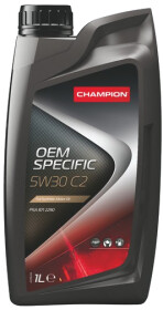 Моторное масло Champion OEM Specific C2 5W-30 синтетическое