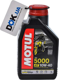 Моторное масло 4T Motul 5000 10W-40 полусинтетическое