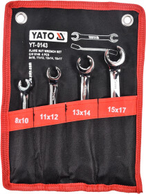 Набор ключей разрезных Yato YT0143 8-17 мм 4 шт