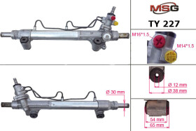 Рульова рейка MSG TY227