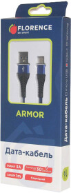 Кабель Florence Armor FL-2201-BT USB - USB type-C 1 м