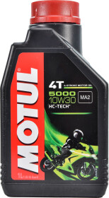 Моторное масло 4T Motul 5000 10W-30 полусинтетическое