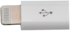Переходник XoKo XK-AC030-WH Apple Lightning - Micro USB