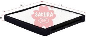 Фільтр салону Sakura CA2810