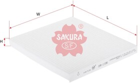 Фільтр салону Sakura CA1106