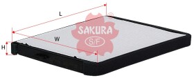 Фильтр салона Sakura CA8904