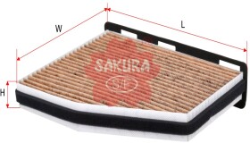 Фильтр салона Sakura CAV30020