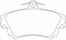 Гальмівні колодки NiBK PN3126