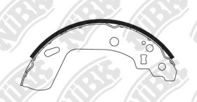 Гальмівні колодки NiBK fn9991