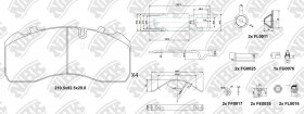 Тормозные колодки NiBK pn0909