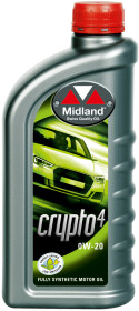 Моторна олива Midland Crypto-4 0W-20 синтетична